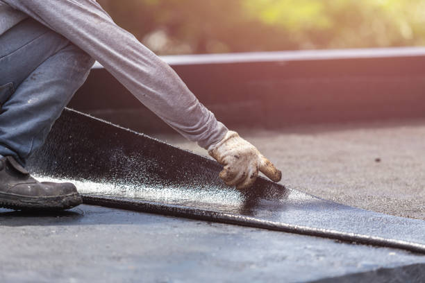 Professional Waterproofing technician working in Bradner, OH